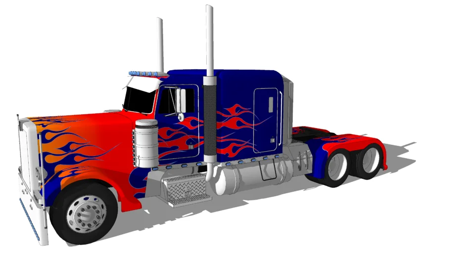Optimus Prime Alternate Mode Peterbilt 379 Truck