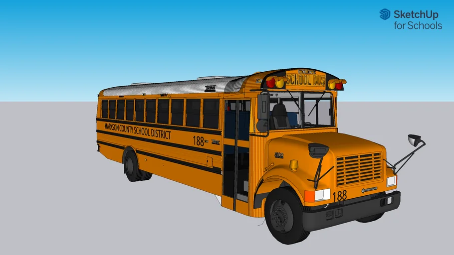 1997 Thomas International 3800 Bus 188