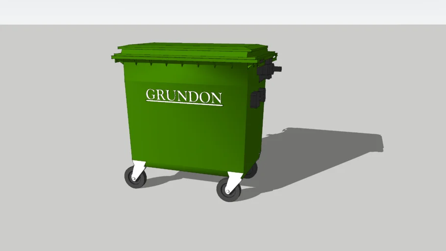 Wheelie bin - 660 litre