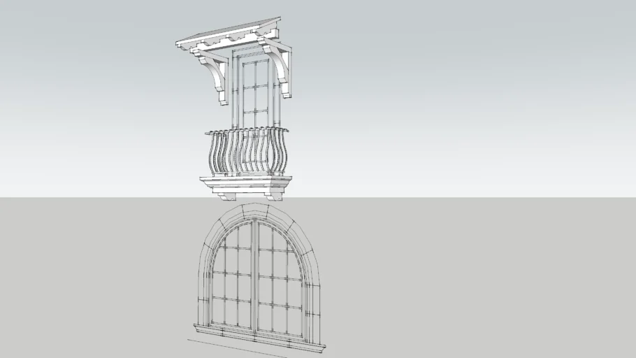 Wrought Iron Balcony