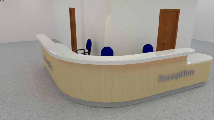 Hospital Reception Desk Revit