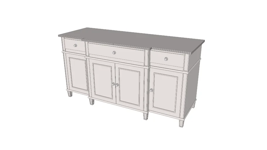 Modern Classic Console Table