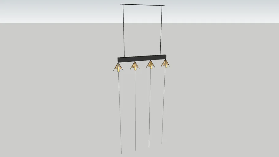 LAMPU MODERN MINIMALIS LAMPU TL LAMPU PANJANG ENSCAPE VRAY LUMION BLENDER
