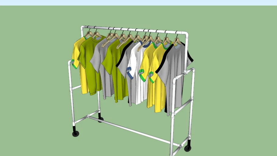 Shirts on mannequins