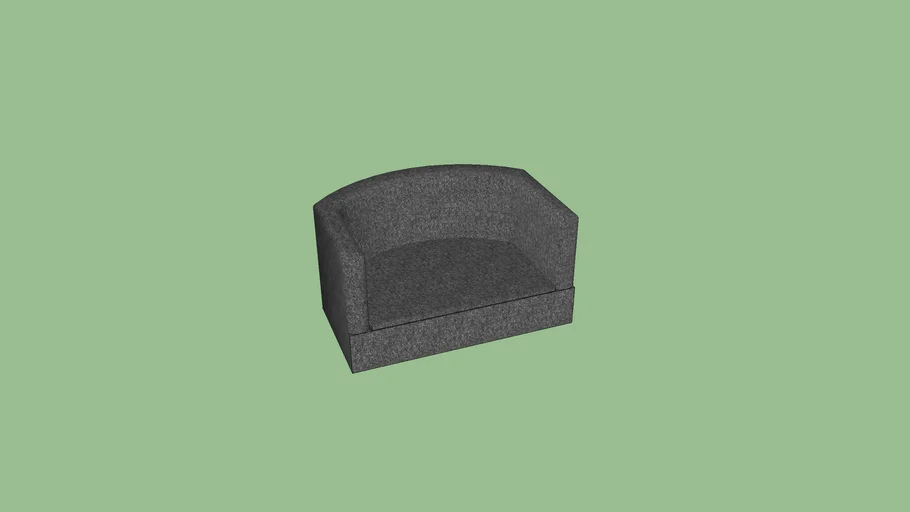 Smooth ground-sitting chair