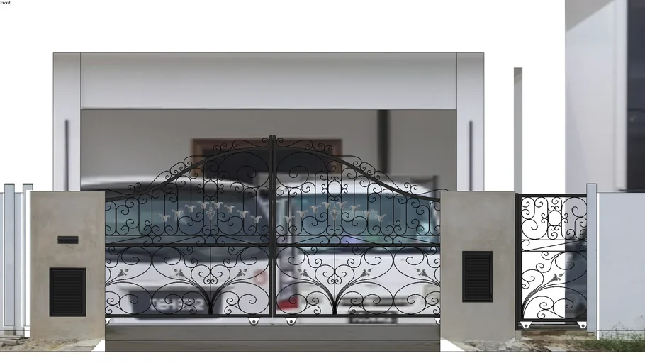 Wrought Iron Gate