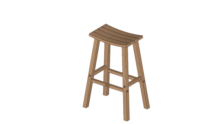 Traditional Outdoor Saddle Bar Stool