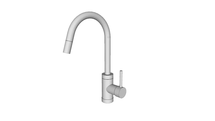 Misturador Monocomando de Mesa para Cozinha - DECA, Spin Motion (2265.C)