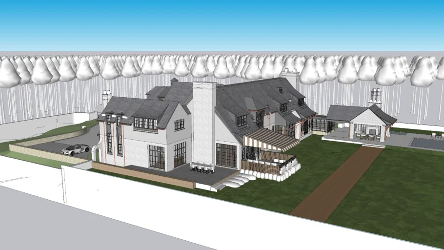 3d House with Interior