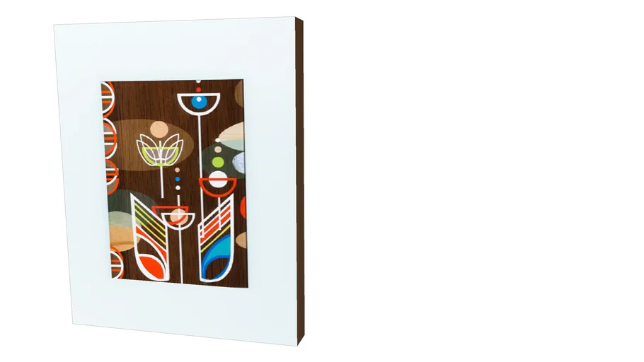 Quadro Floral - Wood Flower 03