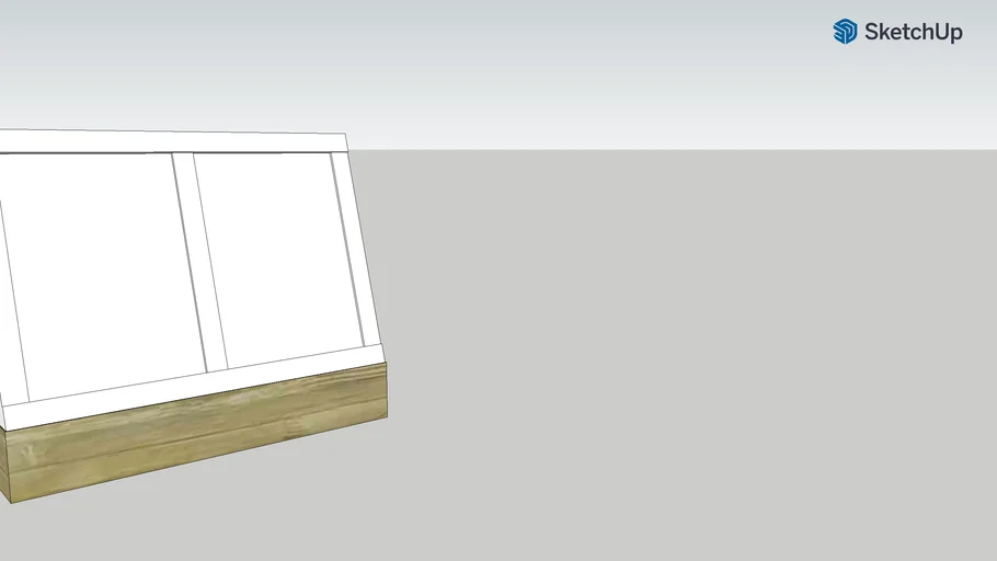 Modern wooden hood