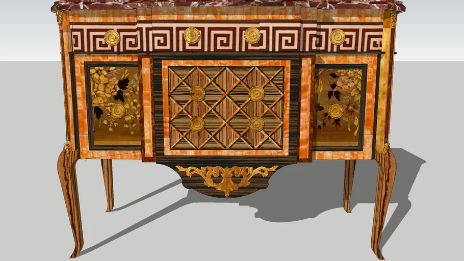 Louis XV/Louis XVI Transitional Commode