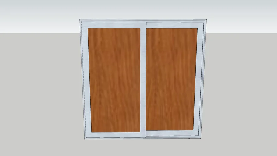 Aluminium sliding door
