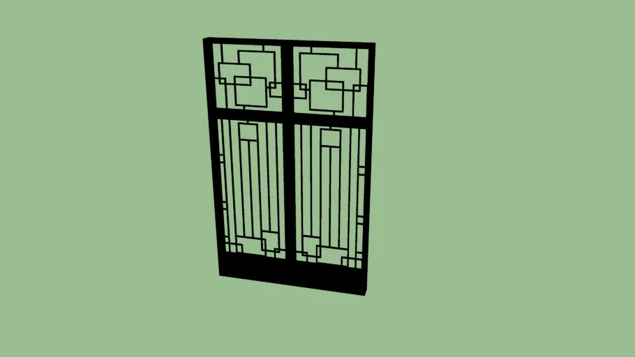 Porta em ferro