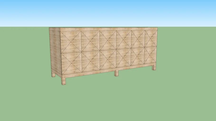 Noir Quadrant 2 Door Sideboard