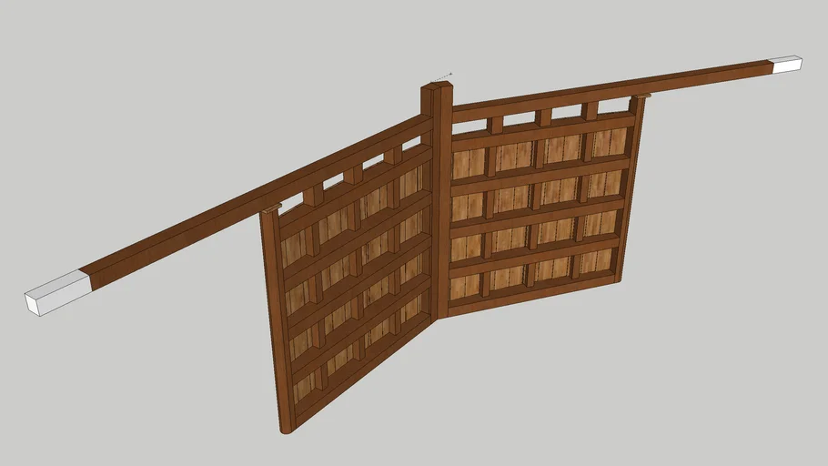 Large Canal Lock Gates