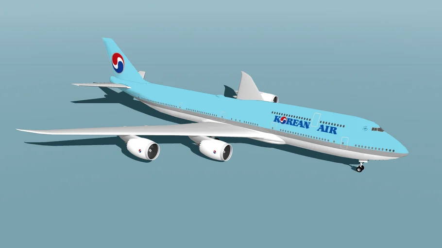 Korean Air Boeing 747-800 Aircraft