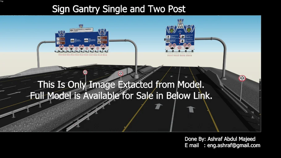 Sign Gantry Single Post and Two Post