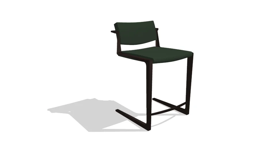 HOLLY HUNT Studio Shadow Counter Stool | 3D Warehouse