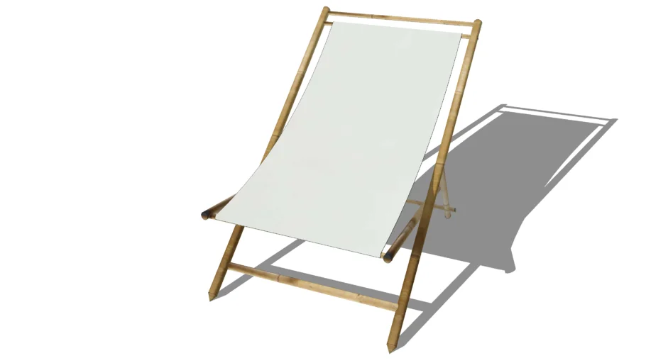 chaise longue ROBINSON blanc, Maisons du monde. Réf: 129.925 Prix:49€