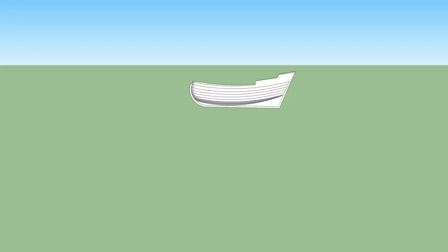 Hull sail ship CUTTER