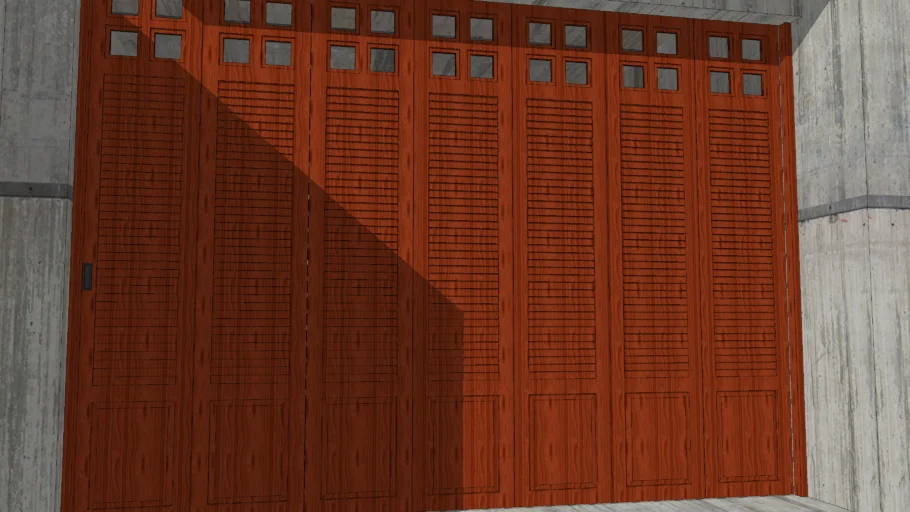 Pintu Sliding Tipe 4 Kaca
