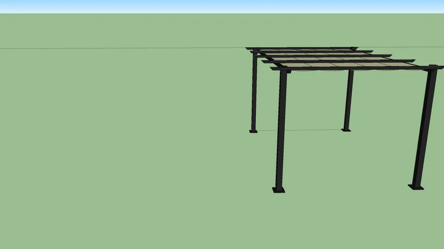Pergola Alice Garden Condate 3x4m