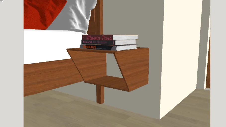 Criado Mudo Suspenso Madeira | IZR | Wood Nightstand
