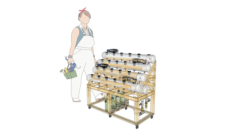 Sistema Hidropónico NFT 'LoveSupreme' (casero, caseiro, DIY, R&D-I-Y) / NFT Hydroponic system / Sistema Hidropônico NFT [X-RAY]