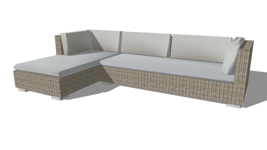 canapé angle CAP TOWN gris, Maisons du monde. Réf: 130.788 Prix: 1099€