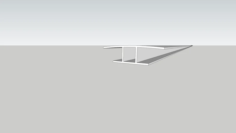 Perfil H Policarbonato 3.66m X6mm