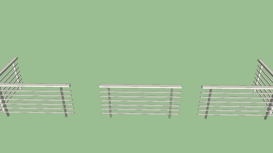 Balcony fence