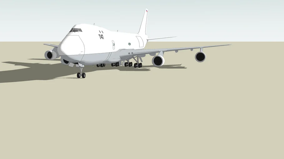 Boeing 747-100F With "Glass" Cockpit