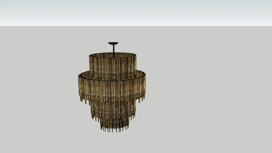 Suspended Boho Light Fixture