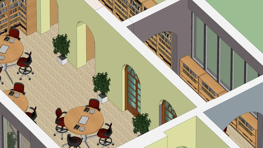 biblioteca 3d
