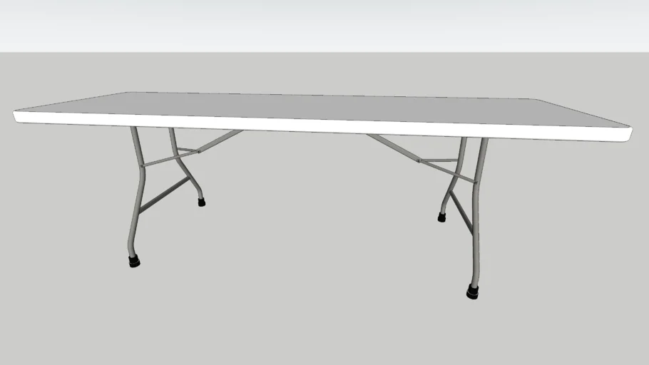 Mesa Plegable De Plastico Resistente