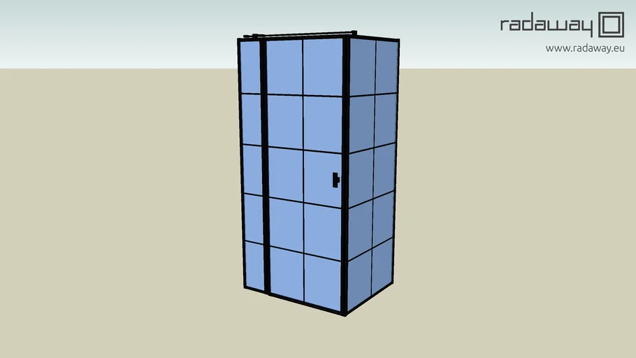 Nes Black KDJ II Factory - shower enclosure