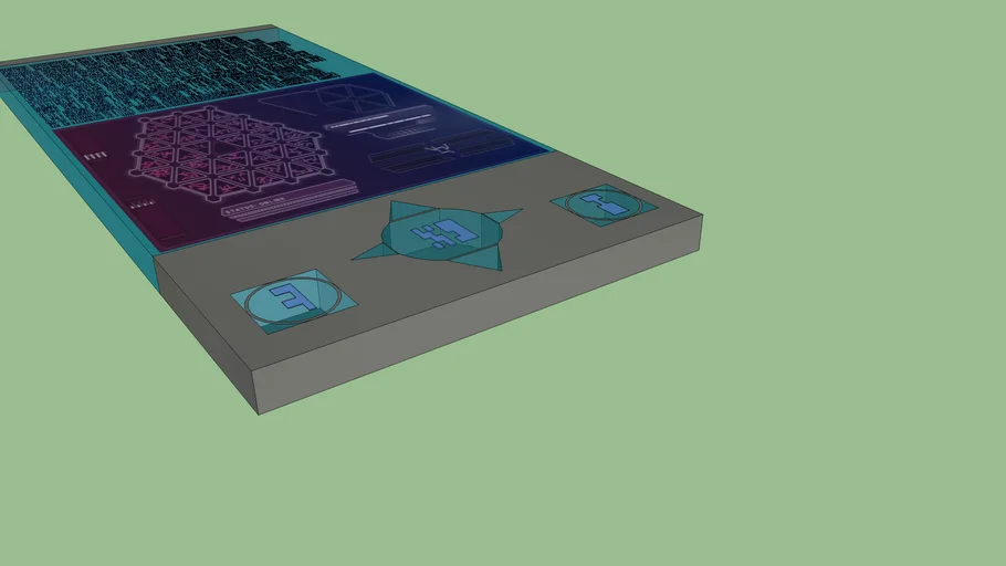 Stargate Atlantis Ancient handheld DHD and computer | 3D Warehouse