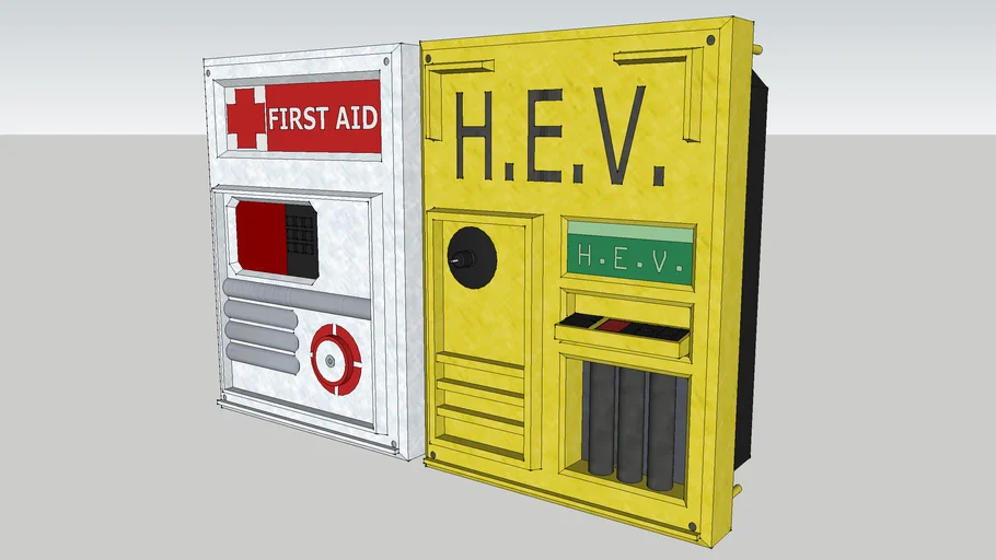 HEV medical charging unit -and- HEV suit charger