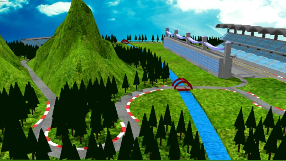 Calm Canyon Racetrack