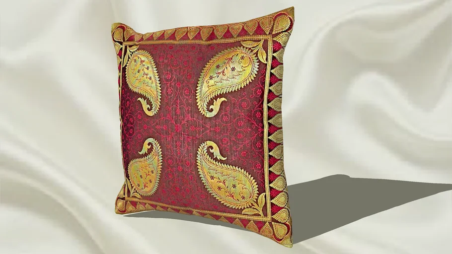 Pillow-Mandala[Red]