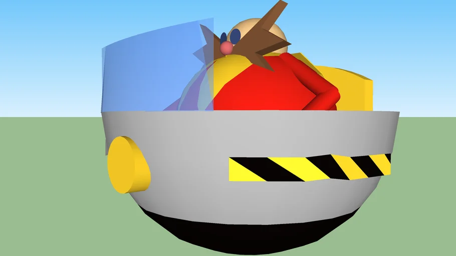 Dr. Eggman in the Eggmobile