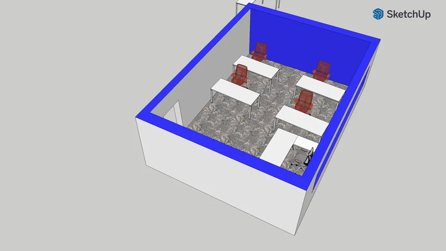 Внутренняя отделка помещения | 3D Warehouse