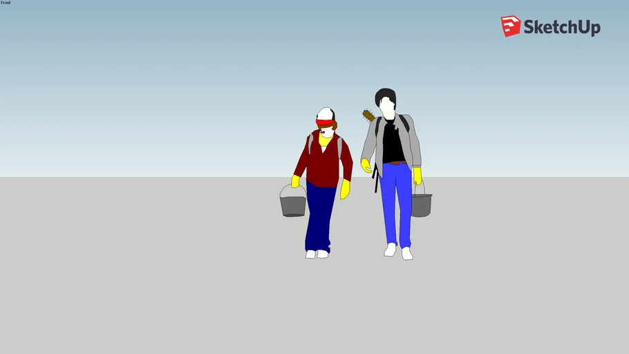 Dustin and Steve | 3D Warehouse