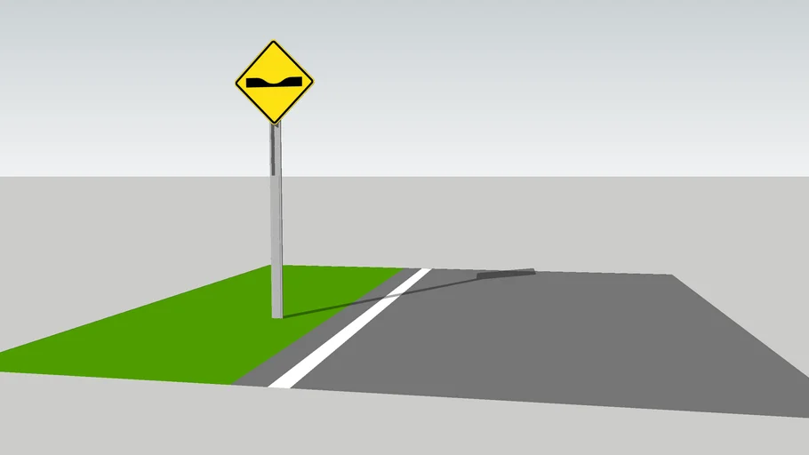 Ford Crossing Sign / Señal Baden