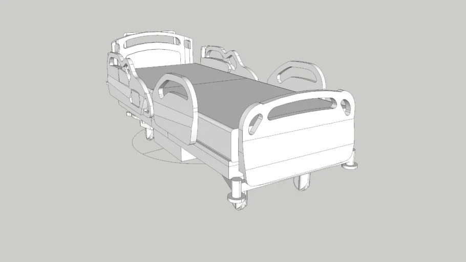 Adjustable Hospital Bed