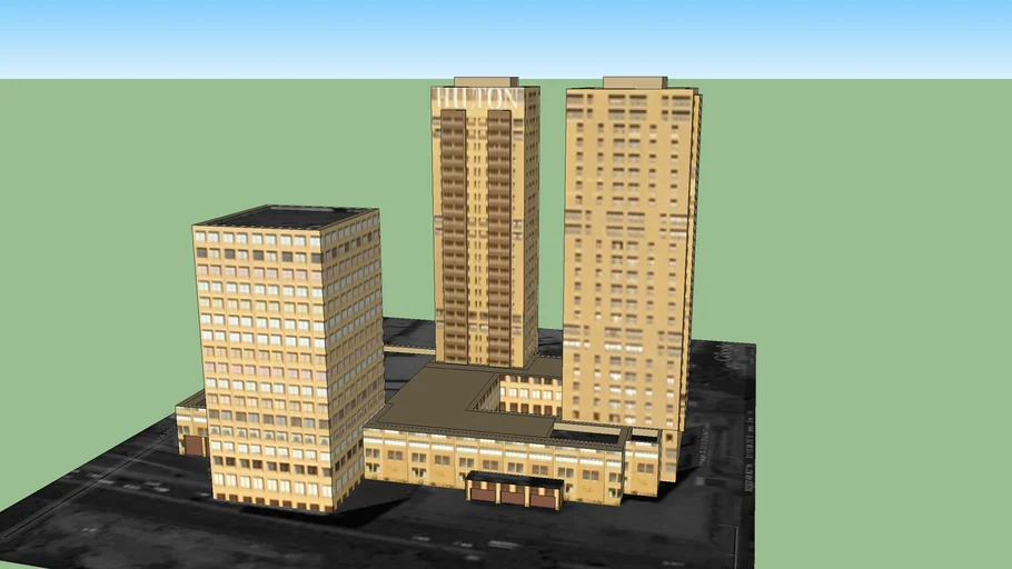 wtc cairo and hilton hotel  by arch : mohammed sharaf eldeen