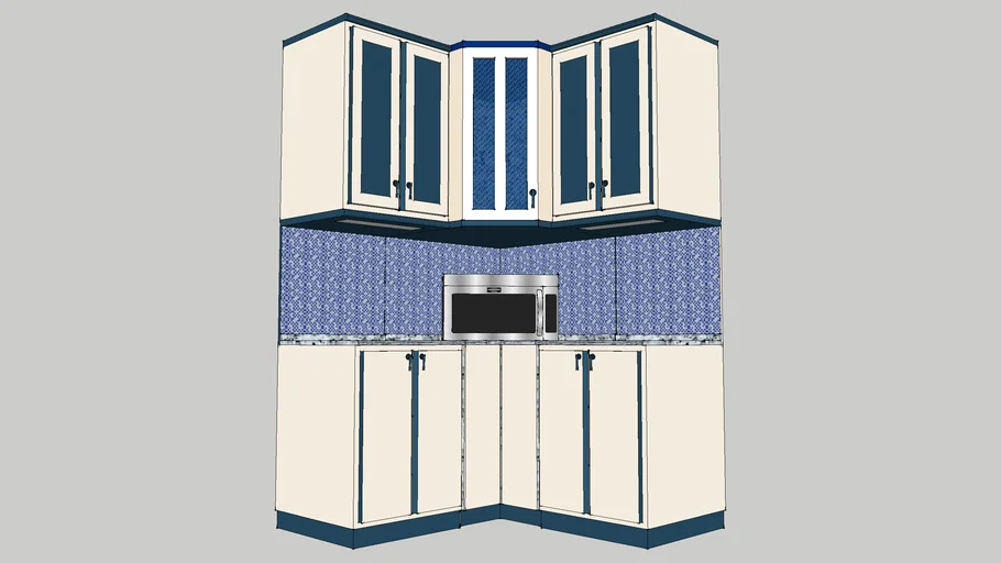 Kitchen counter corner