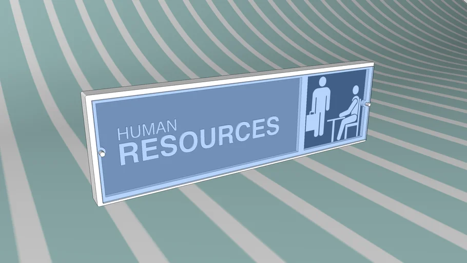 OFFICE DOOR NAME PLATE