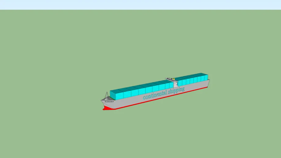 container ship | 3D Warehouse